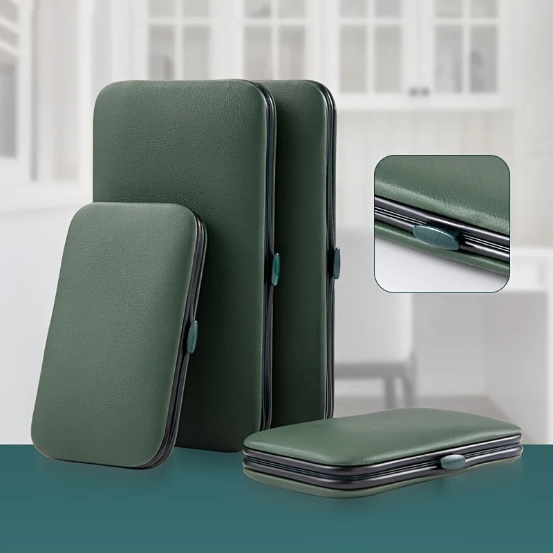 Professional 7/10/12/18 Piece Nail Care Kit Stainless Steel Manicure & Pedicure Set Nail Clipper Set with Travel Case.