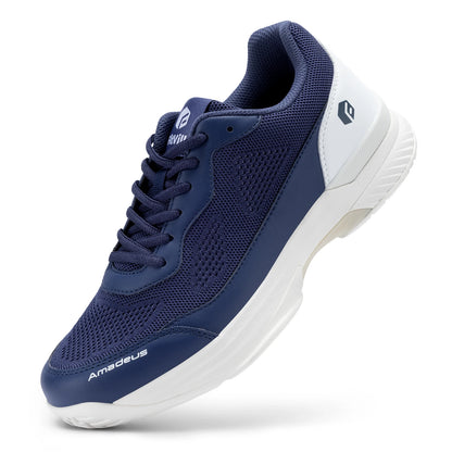 FitVille Professionelle Tennisschuhe für Herren, Soprt-Schuhe, Trainings-Sneaker, rutschfest, schweißabsorbierend, geschwollene Füße, Fußgewölbeunterstützung