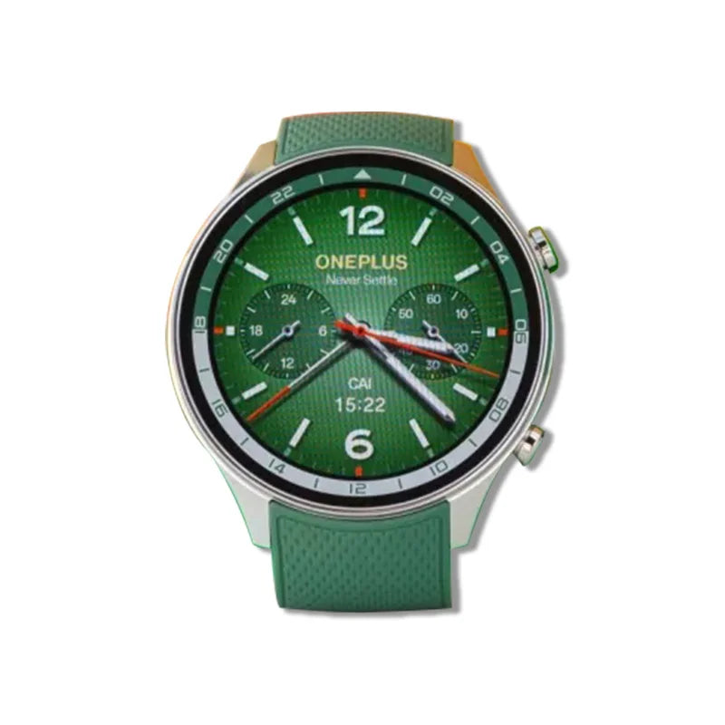 2024 Smartwatch OnePlus Watch 2R 1.43'' AMOLED Screen Snapdragon W5 Gen 1+BES2700 100H Battery Life WiFi Wear OS by Google GPS.