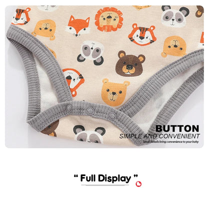 Kiddiezoom 4 stücke Mode Kurzarm Cartoon Baby Junge Mädchen Body 100% Baumwolle Neugeborenen Jungen Mädchen Onesies Kleidung.