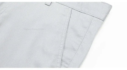 Summer New Men's Bamboo Fiber Slim Business Casual Pants Fashion Classic Breathable Designer Formal Long Trouser Male Clothing