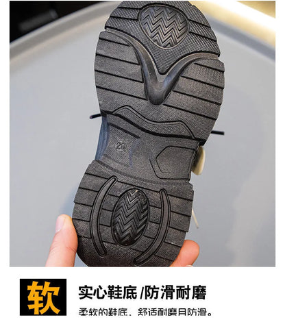 Anime Girls Kuromi Autumn New Board Shoes Sanrio Sports Dad Shoes Children Cartoon Kawaii Comfortable Breathable Casual Shoes.