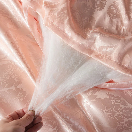 Chinese Natural/Mulberry Luxury Silk Comforter Duvet  Twin Queen King Full Double Size Blanket Quilt Jacquard Bedding In Filler.