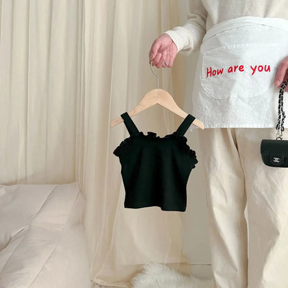 Neu im Sommer Neugeborene Baby Prinzessin süße Kleidung Sling Kleider Schleife Shorts solide Weste Body Kurzarm Kleid Kinder