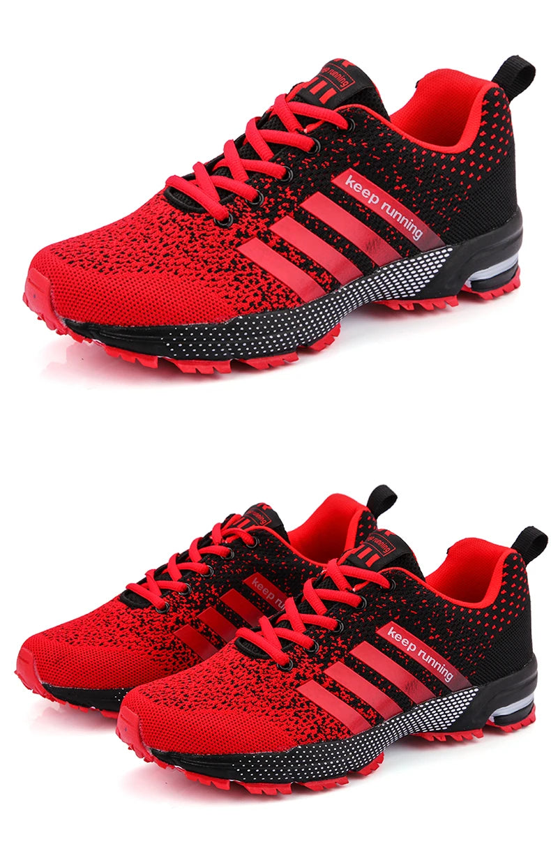 Men Running Shoes Mesh Fashion Sneakers Breathable Casual Sport Shoes Outdoor Walking Jogging Tennis Shoes Athletics Plus Size.