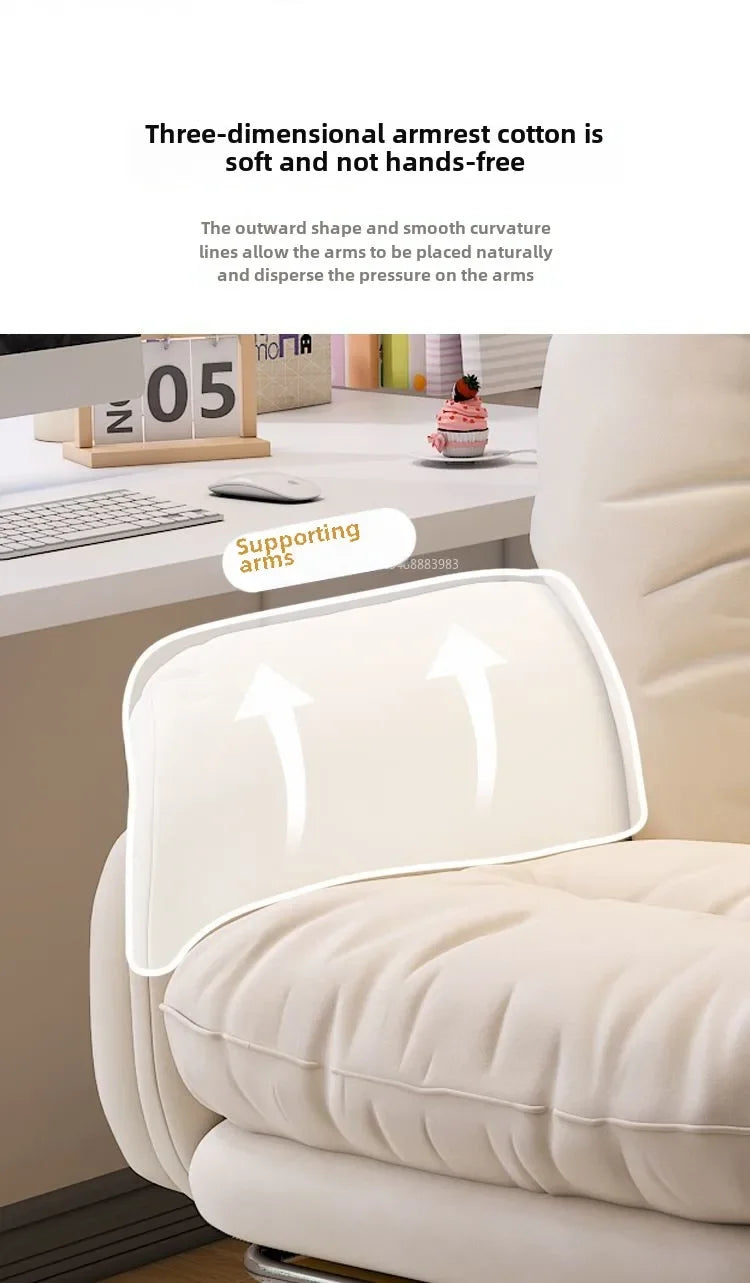 Heimcomputerstuhl, bequem, sitzend, Arbeitszimmer, Büro, Schlafsaal, Schlafzimmer, faules drehbares Sofa