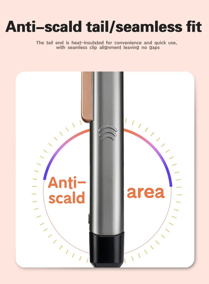 2 in 1 Hair Straightener Curling Ionizer with LCD Wide PanelProfessional Ceramic Hair Straightener with adjustable temperature.