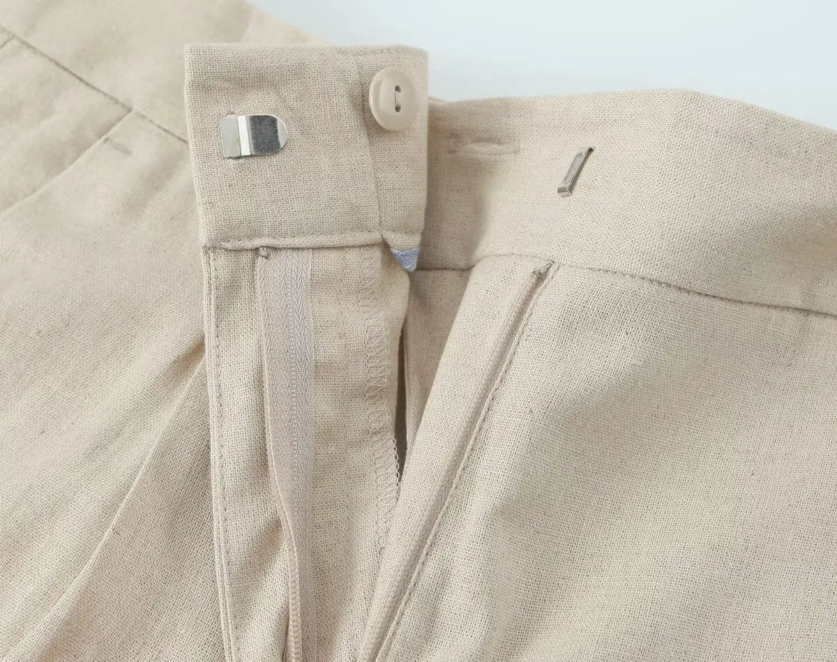 Work Office Lady Pants Set Women Long Sleeve Button Pocket Jacket Women's Trousers With Pocket Two Piece Set Female Set.