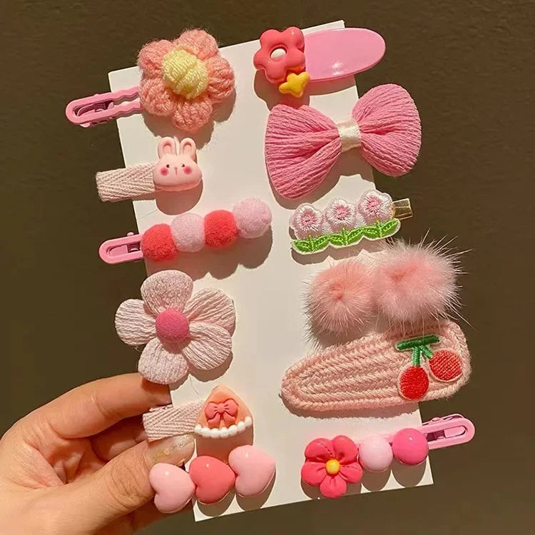 2023 New Children's Hairpin Headwear Women's Cute Baby Hair Accessories Hair Clips Edge Clips Serenity Hair Accessories.