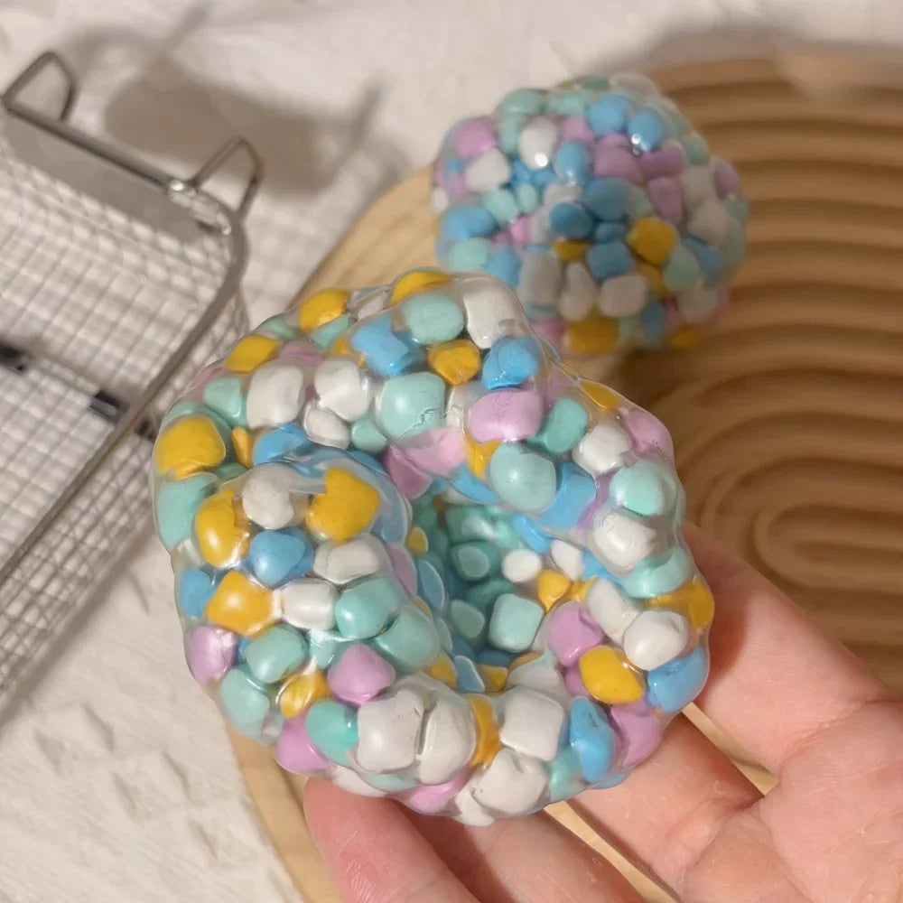 Squishy Dopamine Stress Ball Sensory Toys for Adults Kids, Anxiety Relief Fidget Toys, Squeeze Balls for ADHD Autism Focus.