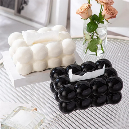 Bubble Shape Tissue Box Holder Living Room Tissue Case Cover Toilet Paper Dispenser Case Kitchen Napkin Holder Box-B61B.