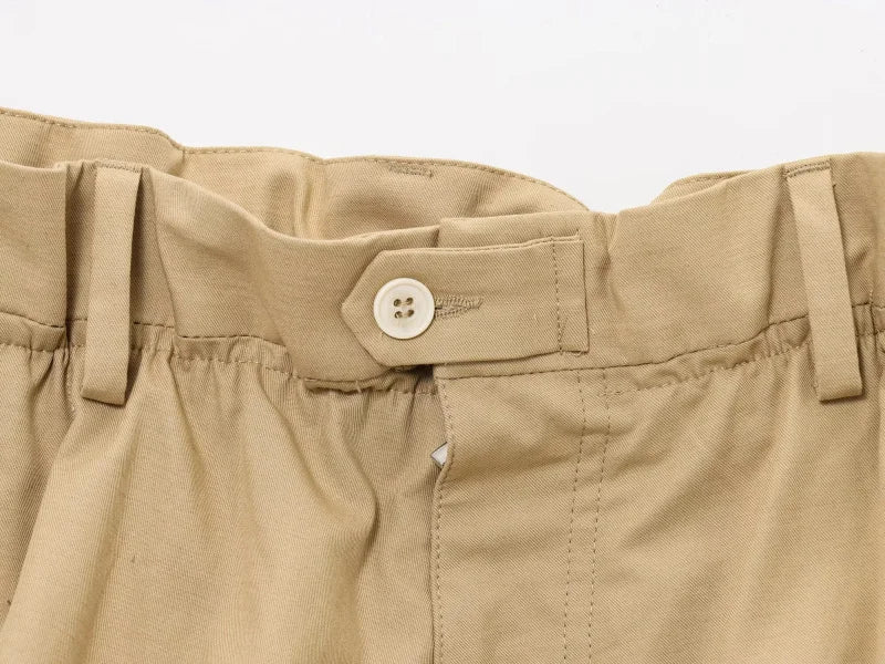 ETJ's Spring 2025 new women's ZW series, elegant and romantic style, high-waisted casual shorts with a ball cut.