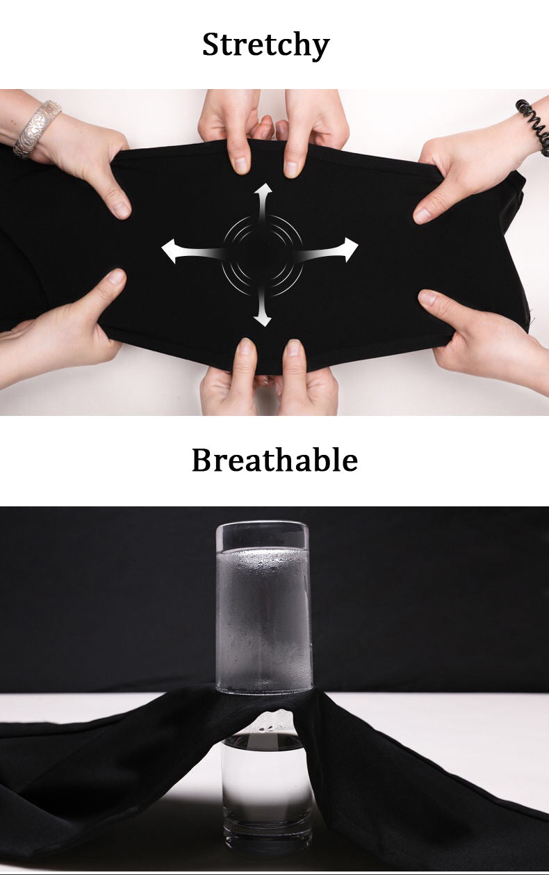 Men's Summer Fashion Business Casual Long Pants Suit Pants Male Elastic Straight Formal Trousers Plus Big Size28-40.