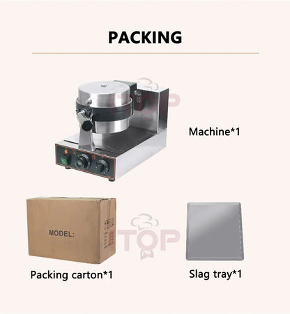 ITOP Gelato Panini Press Machine Commercial Ice Cream Waffle Maker Krapfen Bread Hamburger Filling Machine 10cm 1200W 110V 220V.