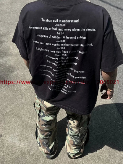 SAINT Vintage NIN Nine-inch Nail T-Shirts Best Quality Vintage Washed T Shirt Tee Tops