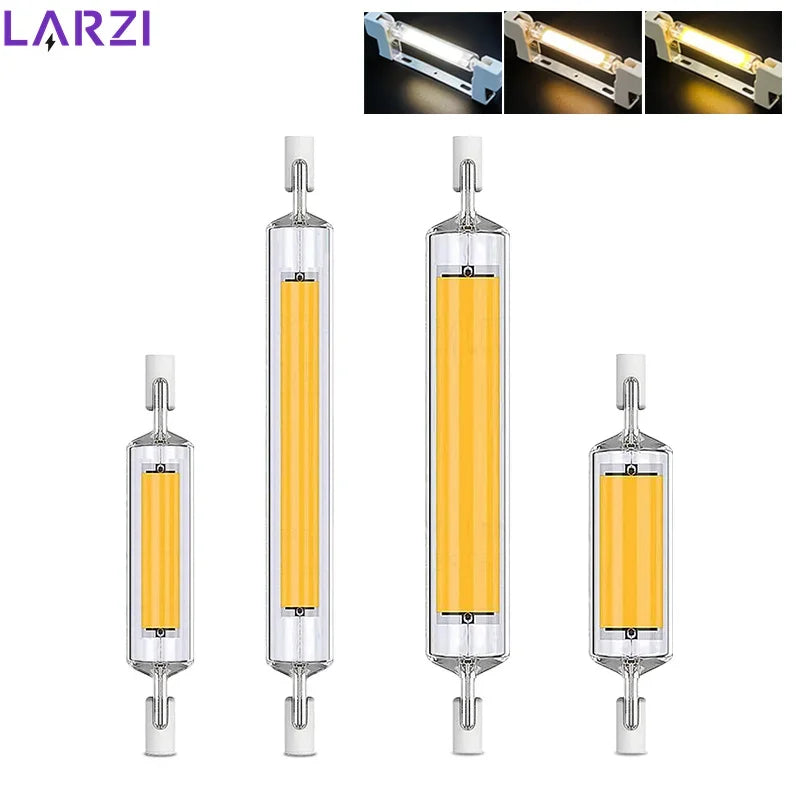 1-10pcs High Power LED R7s COB Glass Tube 78mm 118mm J78 J118 COB Light Bulb 110V 220V 15W 20W 30W 50W Home Replace Halogen Lamp.
