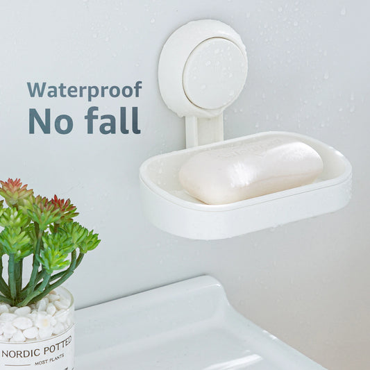 TAILI Seifenschale für die Dusche, wasserdichter Duschseifenhalter, robuste Seifenschale ohne Bohren, Seifenhalter für Badezimmer, Küchenspüle