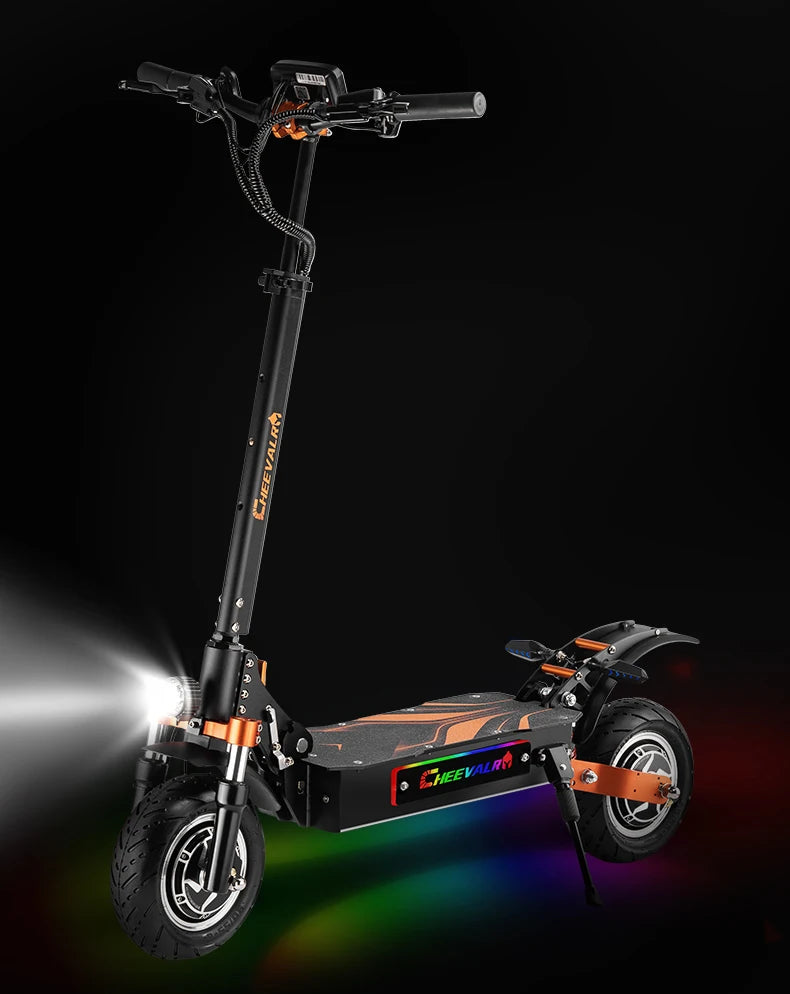 Cheevalry S10 Electric Scooter 2*1600W Motor 52V 33AH Battery Electric Scooter 10 Inch Tires City Commuter Electric Scooter.