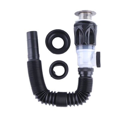 Universal Waschbecken Abflussrohr Set Versenkbare Deodorant Kanalisation Entwässerung Wasser Schlauch Waschbecken Abtropffläche Badezimmer Küche Zubehör