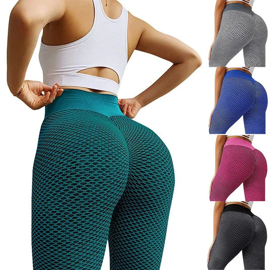 Hohe Taille Dot Yoga Hosen Patchwork Fitness Leggings Frauen Workout Push-Up-Leggings Activewear Knöchel Länge Feminina Jeggings