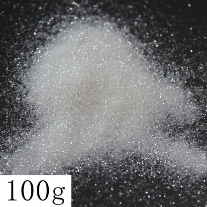 Ultra Fine Colorful Spark - Solvent Resistant White Iridescent Glitter -  - 015 Size, 0.5 mm