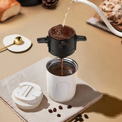 Thermos Bottle for Coffee Thermal Cup for tea Mini Tumbler Insulated Vacuum Flask Mug Stainless Steel Leakproof Travel Drinkware.