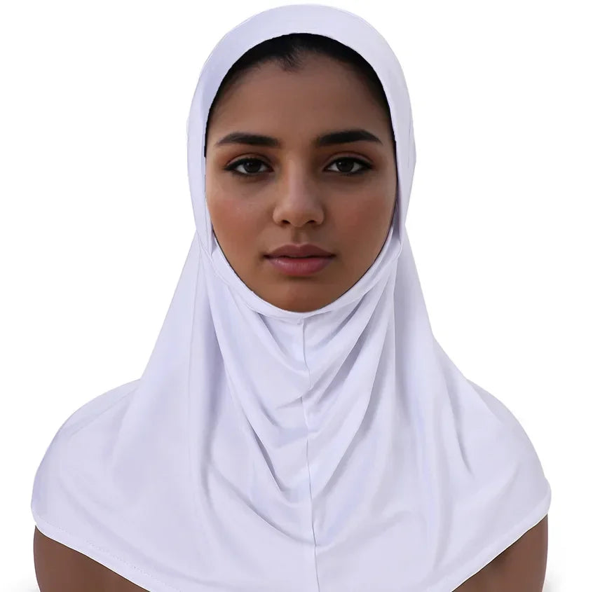 Soft Solid Modal Jersey Hijab Instant Hijab Scarf For Muslim Woman Hijabs Ladies Casual Wraps Islamic Headscarf Turban 68*68cm.