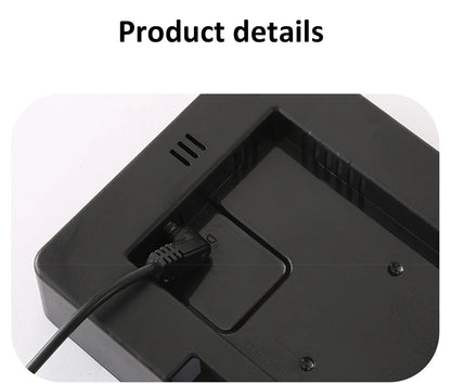 13 Zoll Pixel Digital Wanduhr Timer Positiv/Countdown/Stoppuhr Tischuhr mit Fernbedienung 12/24 Stunden LED Elektronische Uhren