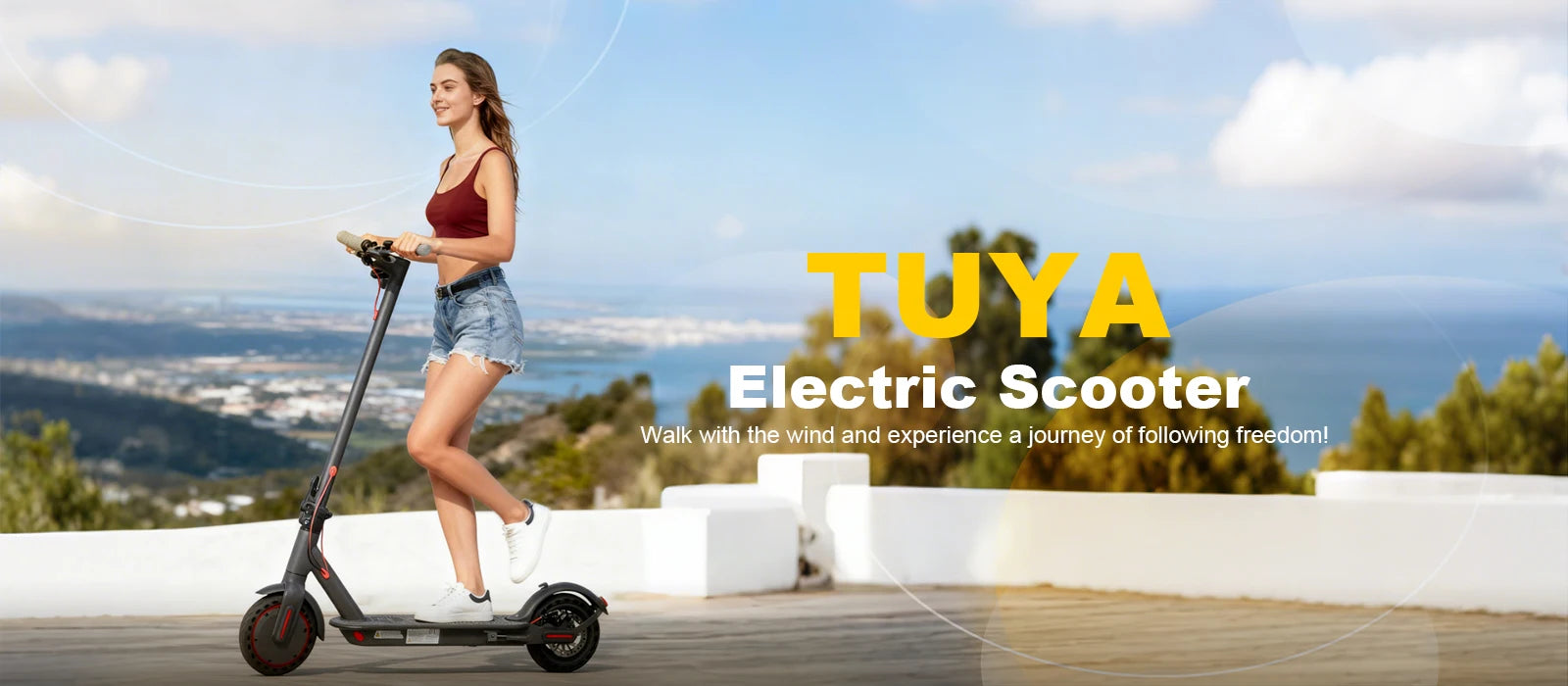 LADPED 350W Scooter Electric 36V Large Capacity Battery Folding Electric Kick Scooter with 8.5 Inch Explosion-proof Tire 31KM/H.