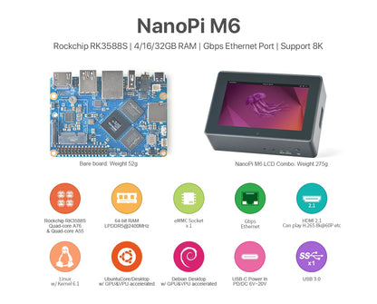 NanoPi M6 RK3588S Rockchip.