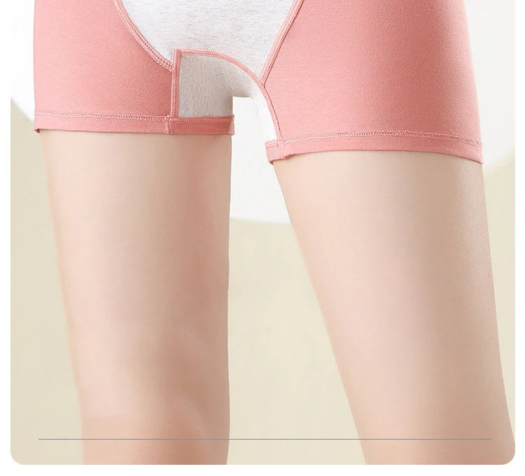1pcs Cotton Women's Menstrual Panties Physiological Pants Leak Proof Underwear Ladies Period Panty High Waist Safety Briefs.