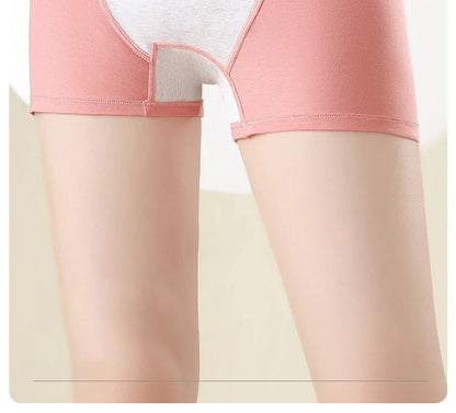 1pcs Cotton Women's Menstrual Panties Physiological Pants Leak Proof Underwear Ladies Period Panty High Waist Safety Briefs.