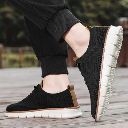 Herren-Freizeitschuhe, klassische, atmungsaktive Brogue-Flats, dämpfende Farbblock-Design-Kleiderschuhe, vielseitige Turnschuhe, leicht