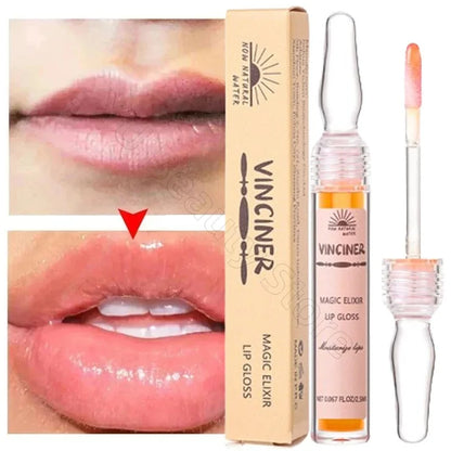 6 Colors Lip Plumping Gloss Instant Lip Plumper Extreme Volume Serum Oil Moisturizing Sexy Plump Lips Korean Makeup Products.