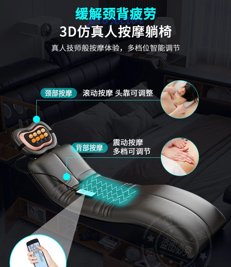 Nordic Multifunktions Doppelbett Seite Von Seite Leder Luxus Kingsize Bett Rahmen Plattform Holz Design Lit Schlafzimmer Set Möbel