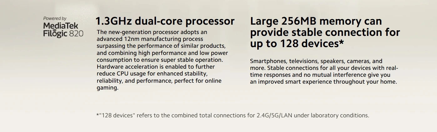 Xiaomi Router AX3000T 2.4G 5G Mesh Technology WiFi 6 Efficient Wall Penetration Children Online Protection WiFi Router Repeater