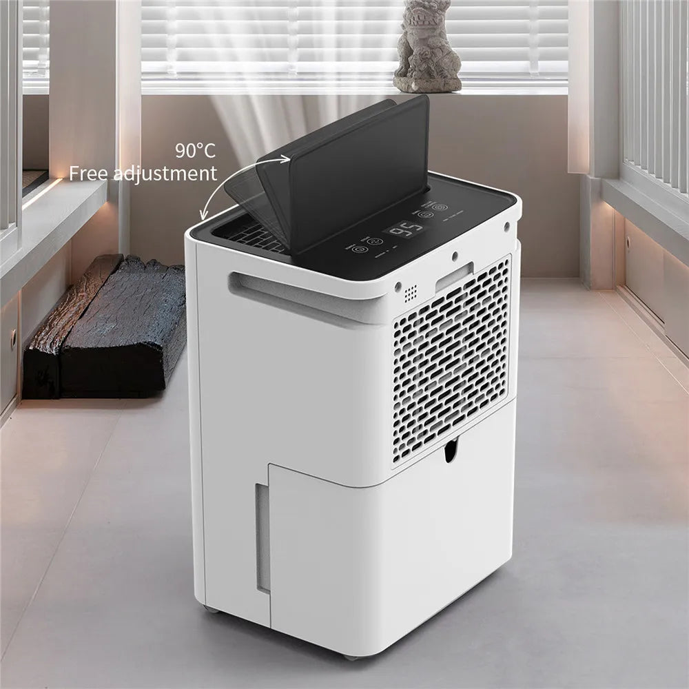 3.2L Household Dehumidifier Moisture Absorbent Desktop Air Dryer Drying Machine Electric Absorber Bedroom Kitchen LED Display.
