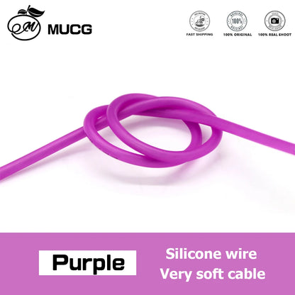 11Colors Heat-resistant Silicone wire Ultra soft Electrical wires Electronic componen cable DC led 18awg 20awg 22awg 24awg 26awg