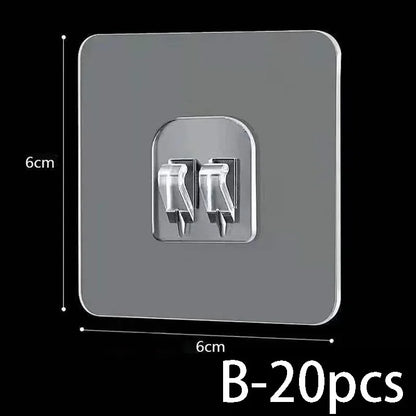 Wasserdichter, stark klebender Haken-Regal-Aufkleber für Badezimmer, Küche, Wandregal, Küche, zum Kleben von Wandschrauben, Haken, Lagerregal