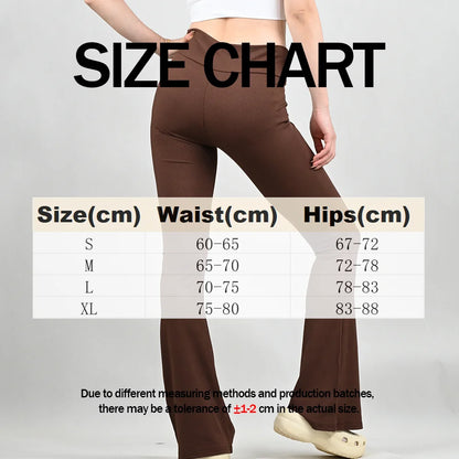 Frauen Flare Leggings Yoga Hosen Famale Hohe Taille Fitness Hosen Mädchen Schlaghosen Yoga Hosen Stretch Gym Casual Sport S-XL