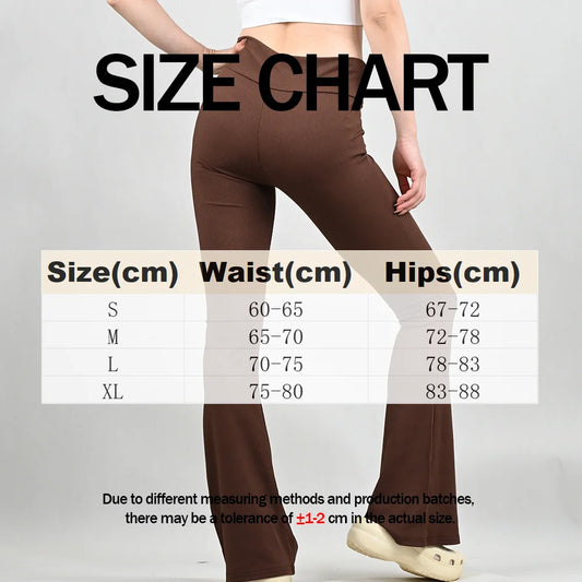 Frauen Flare Leggings Yoga Hosen Famale Hohe Taille Fitness Hosen Mädchen Schlaghosen Yoga Hosen Stretch Gym Casual Sport S-XL