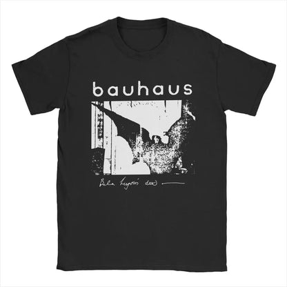 Bauhaus Bat Wings Bela Lugosis Dead T Shirt Men Cotton Amazing T-Shirt Crew Neck Tee Shirt Short Sleeve Tops Adult.