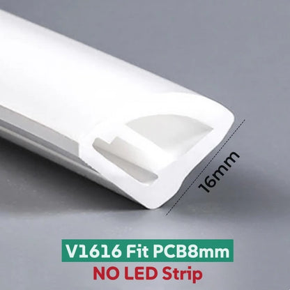 Round Flexible LED Neon Rope Lamp Silicone Tube 180/270/360° Tape Lamp Diffuser For WS2811 WS2815 Outdoor Decor Neon Strip Light