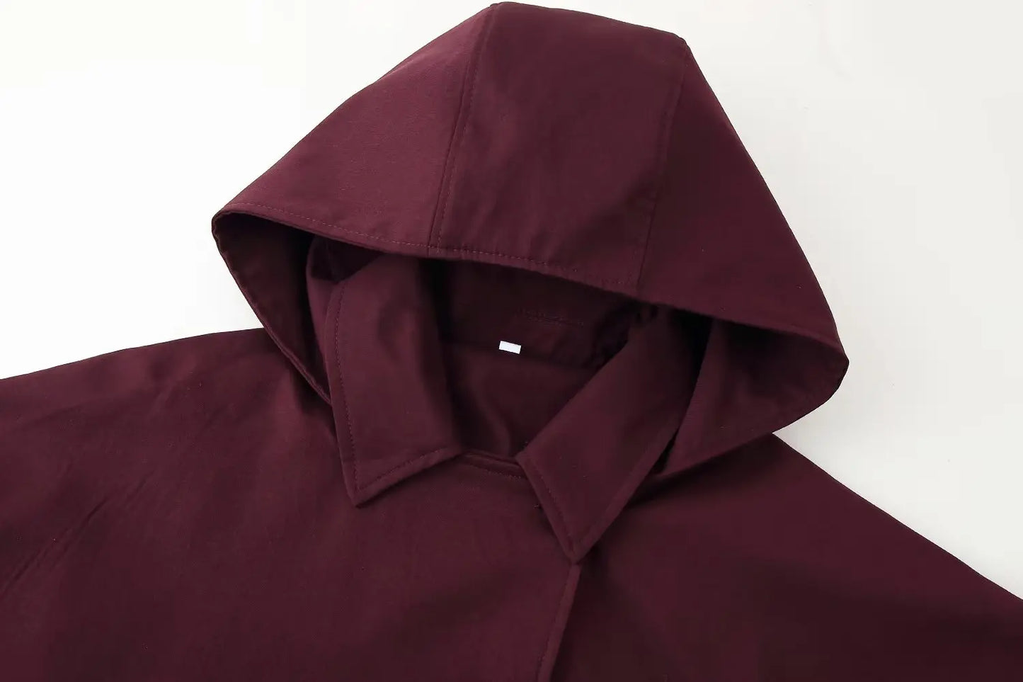 Frühjahr 2022, neue, vielseitige, einreihige, langärmlige Windjacke mit Kapuze und Tasche für Damen