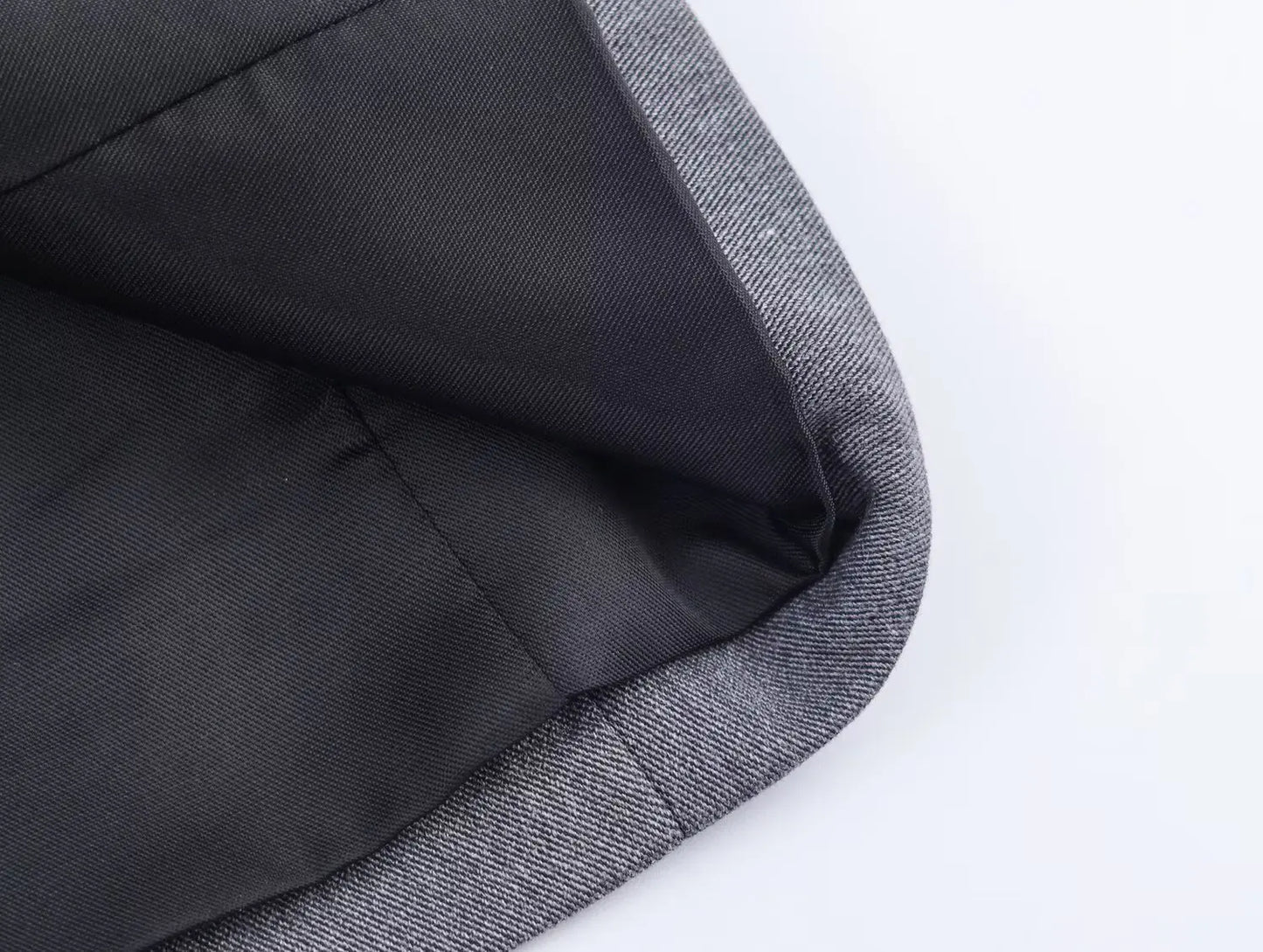 HH Frau Mode Vielseitige Lange Ärmel Zweireiher Tasche Dekoration Blazer + High Street Casual Pendeln Hose 2-teiliges Set