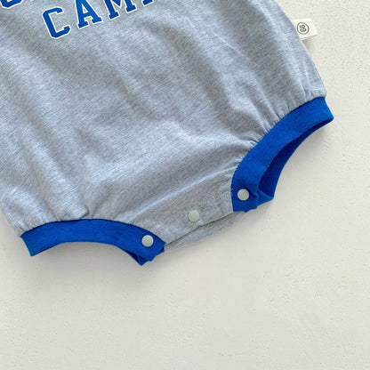 Drop-Shipping Sommer Kleinkind Baby Kurzarm Brief Outfit reine Baumwolle Overalls Kinder Neugeborenen Bodys einteiliges Kleidungs stück.