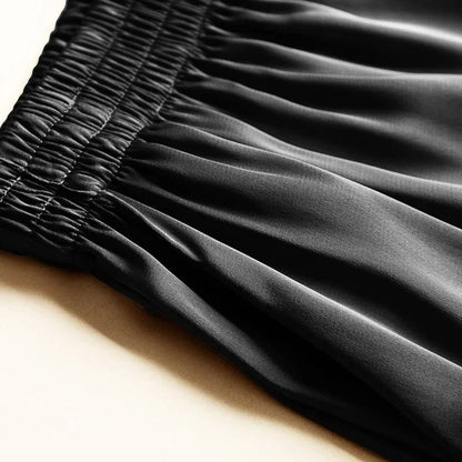 High Waist Ice Silk Acetate Shorts Pants Women's Summer Thin Satin Cropped Pants Casual Loose Plus Size Pajamas Women Shorts.