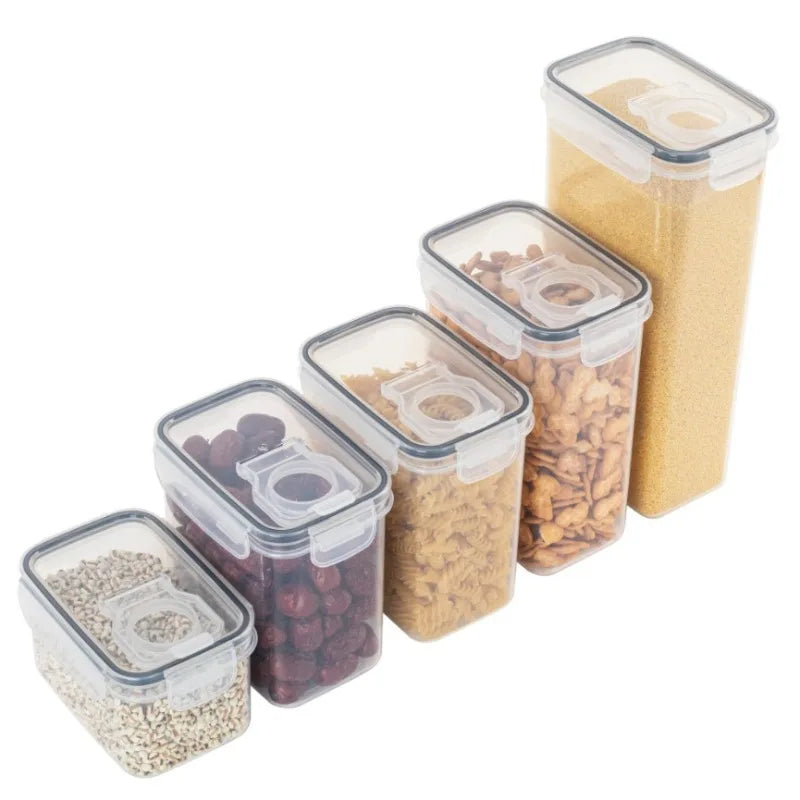 Airtight Food Storage Containers With Lid Pantry Organizer Cereal Dispenser Cereal Containers Food Storage Box Kitchen Organizer.