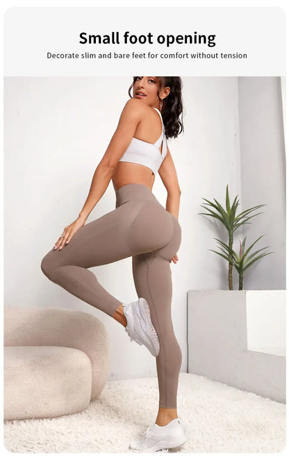 Women Seamless Hip Lifting Women Seamless Sports Leggings High Waist Fitness Leggings Push Up Yoga Leggings Gym Clothing Sports.