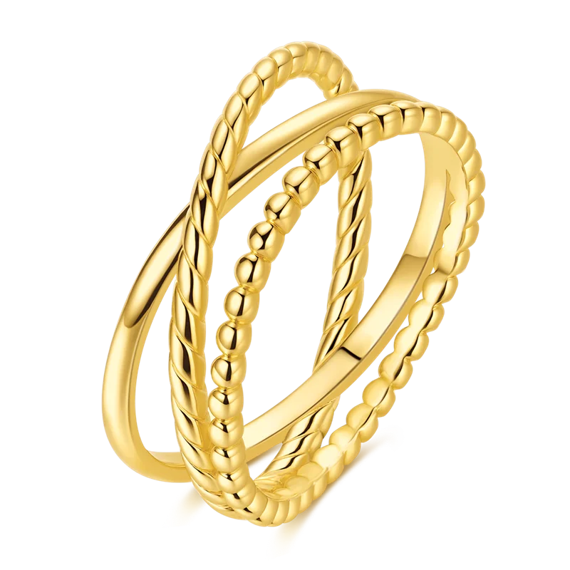 925 Sterling Silver Rings Gold Color Sparking Popular LOVE Wedding Ring Certified Women Engagement Jewelry Anniversary Gifts